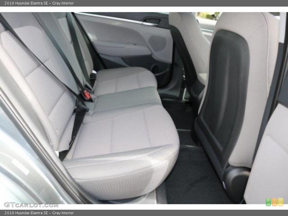 Gray Interior Rear Seat for the 2019 Hyundai Elantra SE #130789086