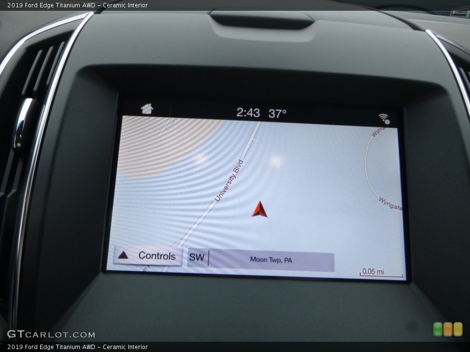 Ceramic Interior Navigation for the 2019 Ford Edge Titanium AWD #130790943