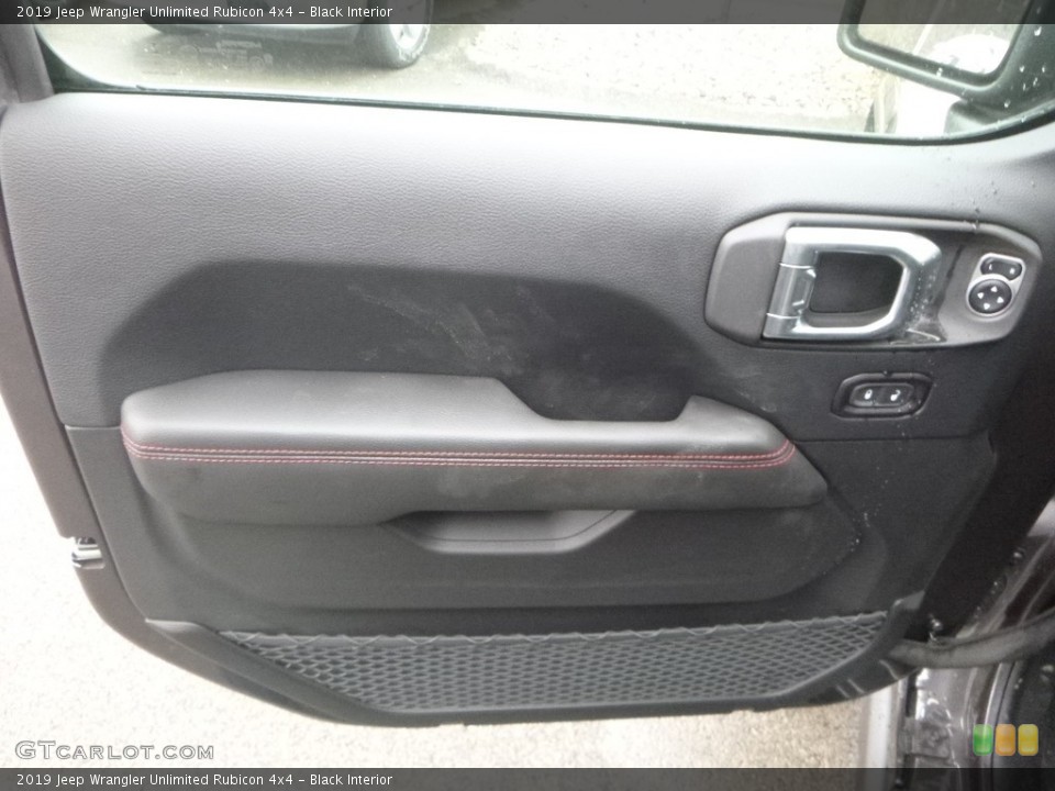 Black Interior Door Panel for the 2019 Jeep Wrangler Unlimited Rubicon 4x4 #130791021