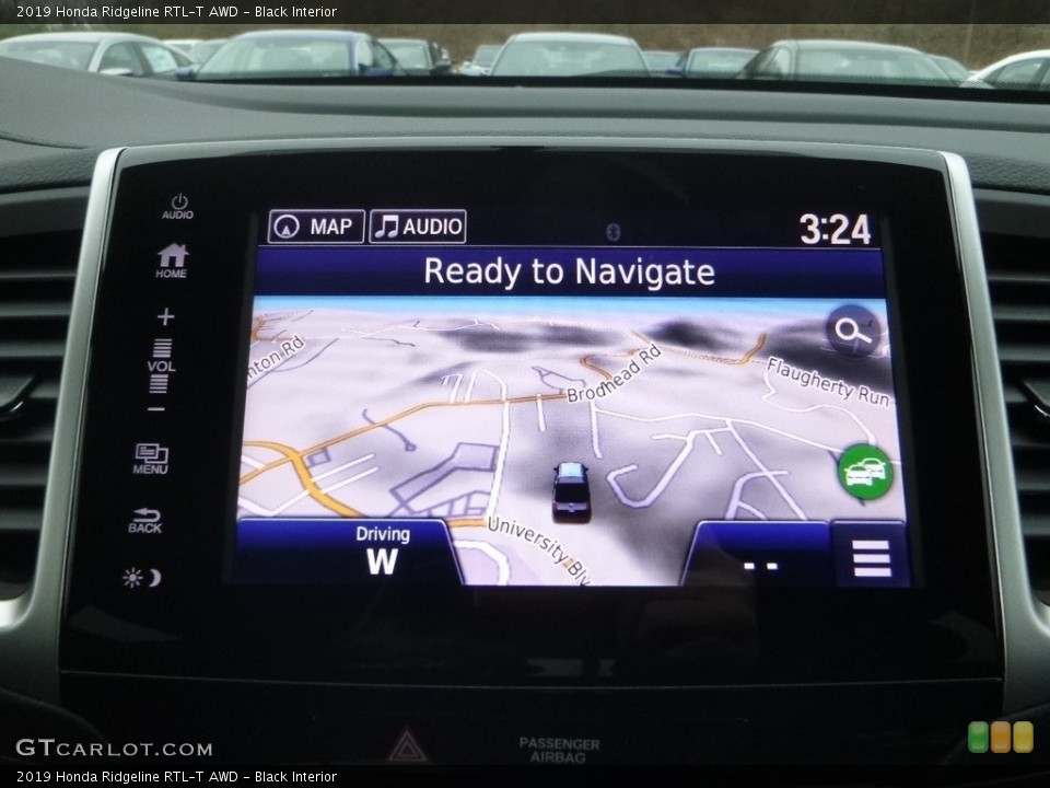 Black Interior Navigation for the 2019 Honda Ridgeline RTL-T AWD #130792884