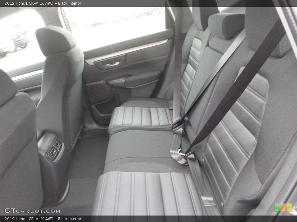 Black Interior Rear Seat for the 2019 Honda CR-V LX AWD #130793964