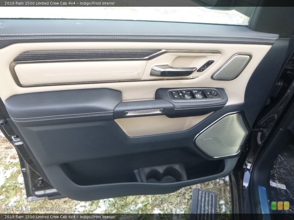 Indigo/Frost Interior Door Panel for the 2019 Ram 1500 Limited Crew Cab 4x4 #130794837