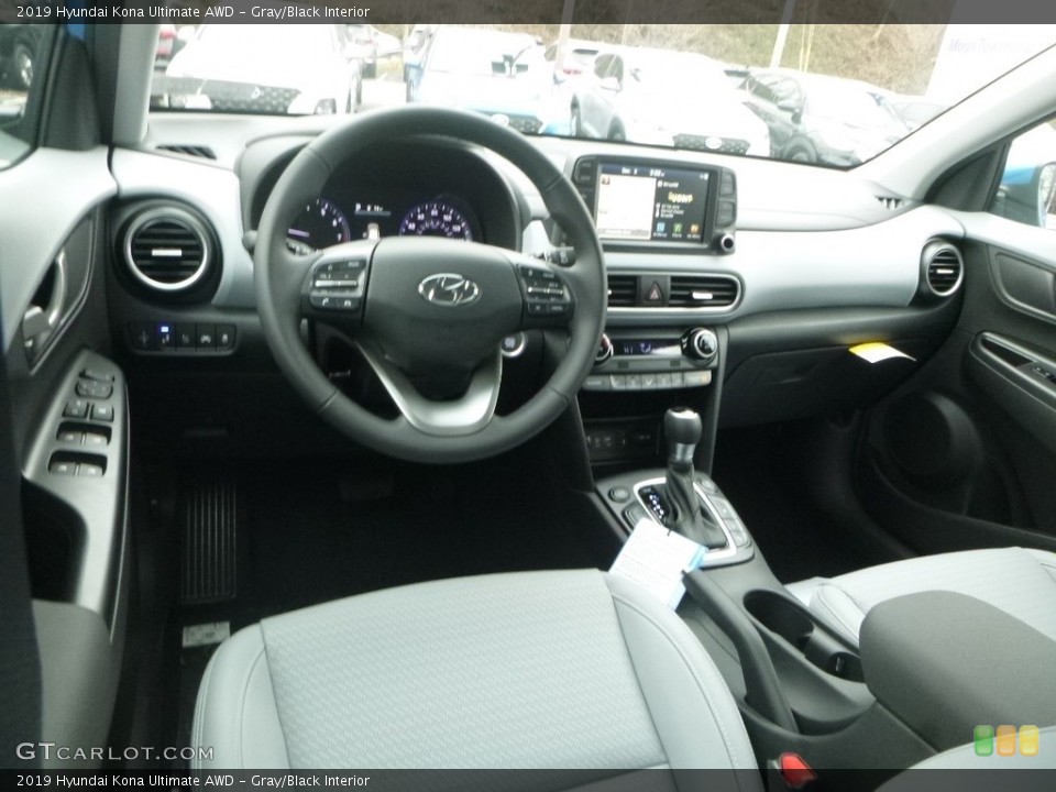 Gray/Black Interior Photo for the 2019 Hyundai Kona Ultimate AWD #130795923