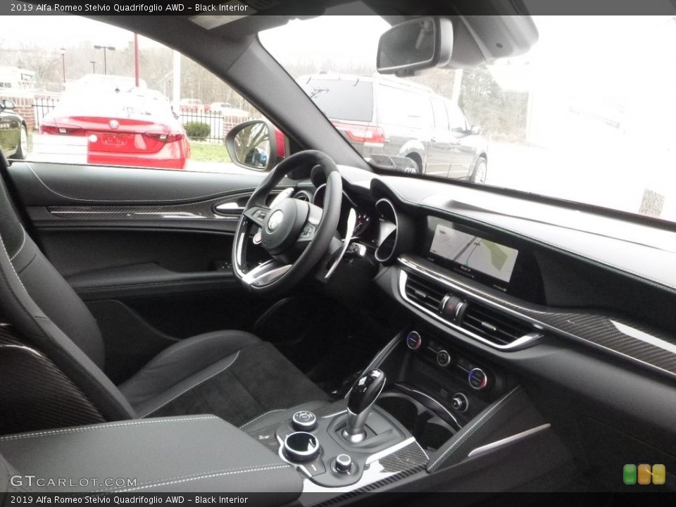 Black Interior Dashboard for the 2019 Alfa Romeo Stelvio Quadrifoglio AWD #130798815