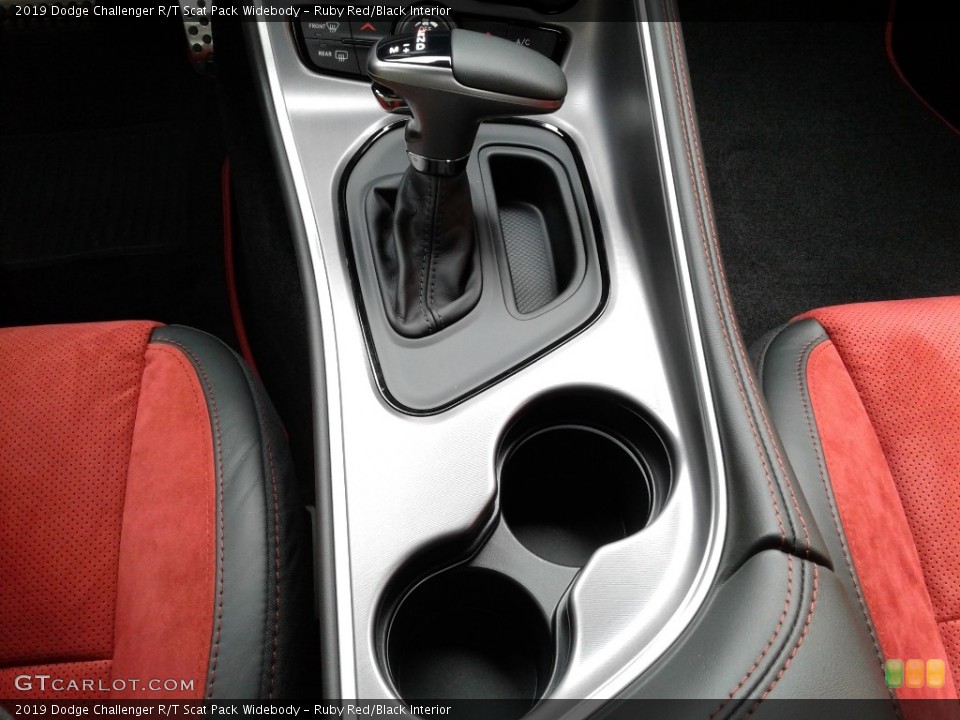 Ruby Red/Black Interior Transmission for the 2019 Dodge Challenger R/T Scat Pack Widebody #130801599