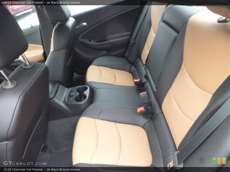 Jet Black/Brandy Interior Rear Seat for the 2018 Chevrolet Volt Premier #130801704