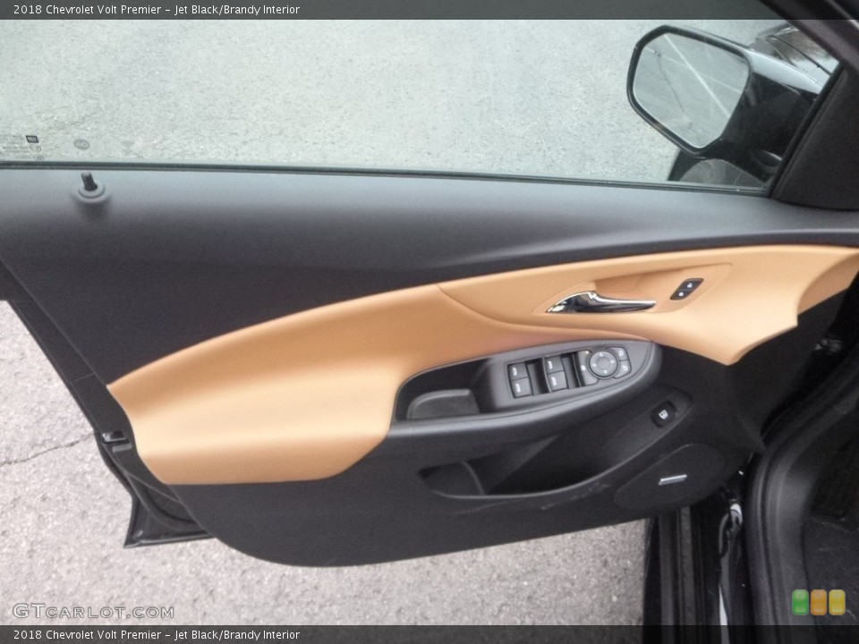 Jet Black/Brandy Interior Door Panel for the 2018 Chevrolet Volt Premier #130801758