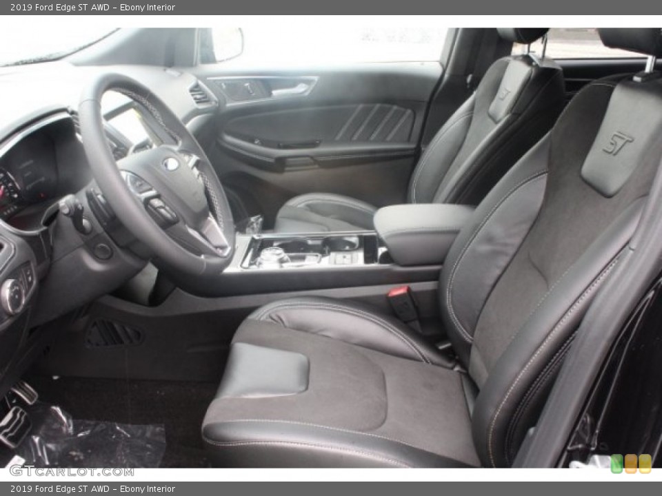Ebony Interior Front Seat for the 2019 Ford Edge ST AWD #130804134