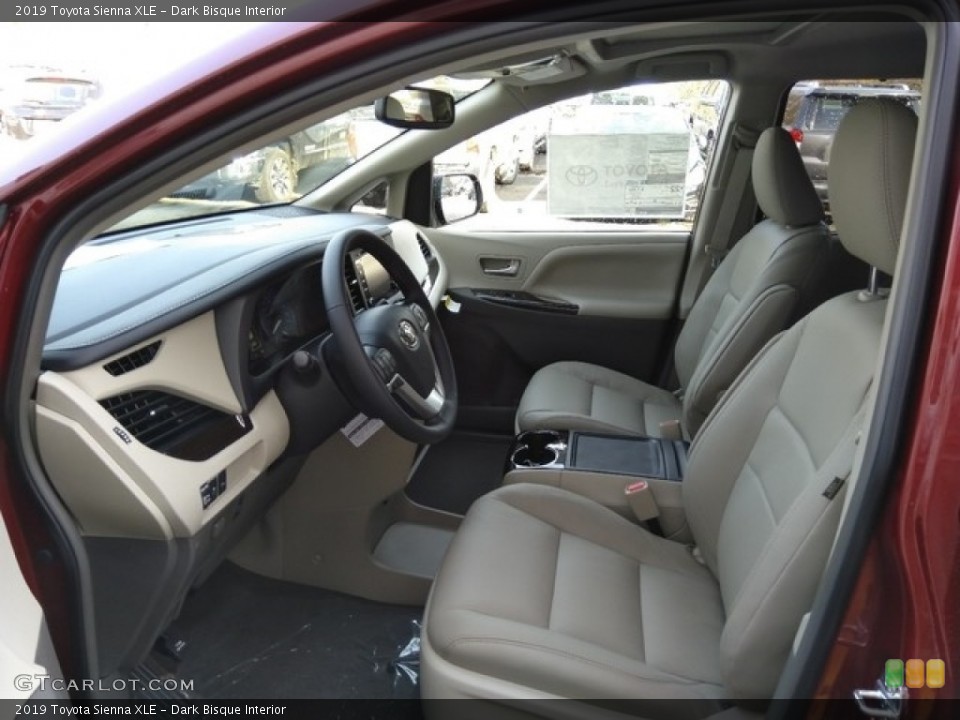 Dark Bisque Interior Front Seat for the 2019 Toyota Sienna XLE #130804335