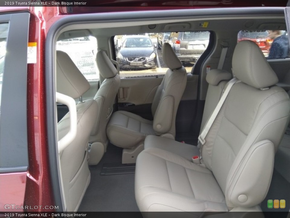 Dark Bisque Interior Rear Seat for the 2019 Toyota Sienna XLE #130804368