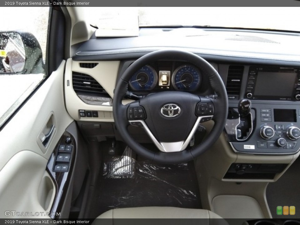 Dark Bisque Interior Dashboard for the 2019 Toyota Sienna XLE #130804401