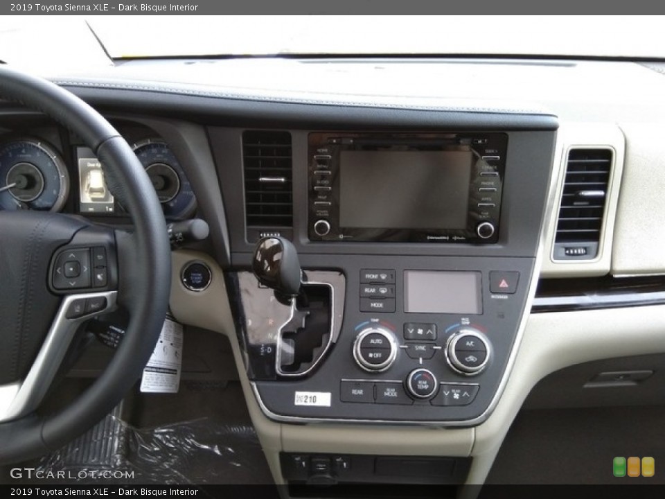 Dark Bisque Interior Controls for the 2019 Toyota Sienna XLE #130804422