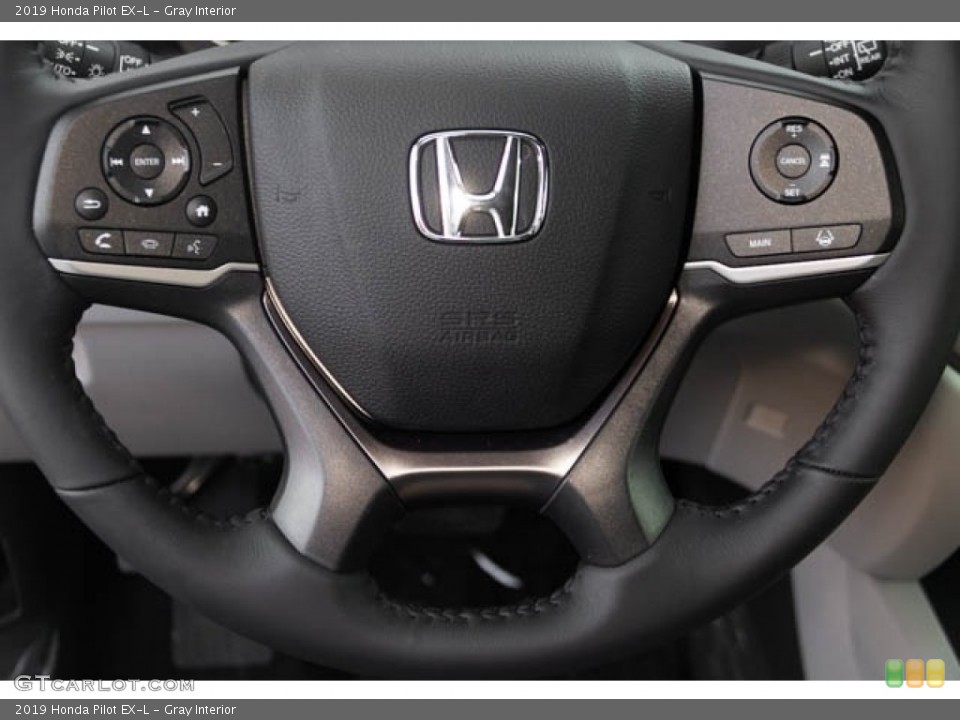 Gray Interior Steering Wheel for the 2019 Honda Pilot EX-L #130811343