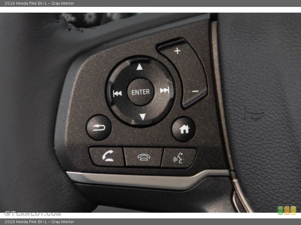 Gray Interior Steering Wheel for the 2019 Honda Pilot EX-L #130811352