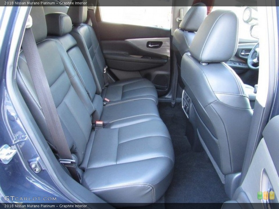 Graphite Interior Rear Seat for the 2018 Nissan Murano Platinum #130815833