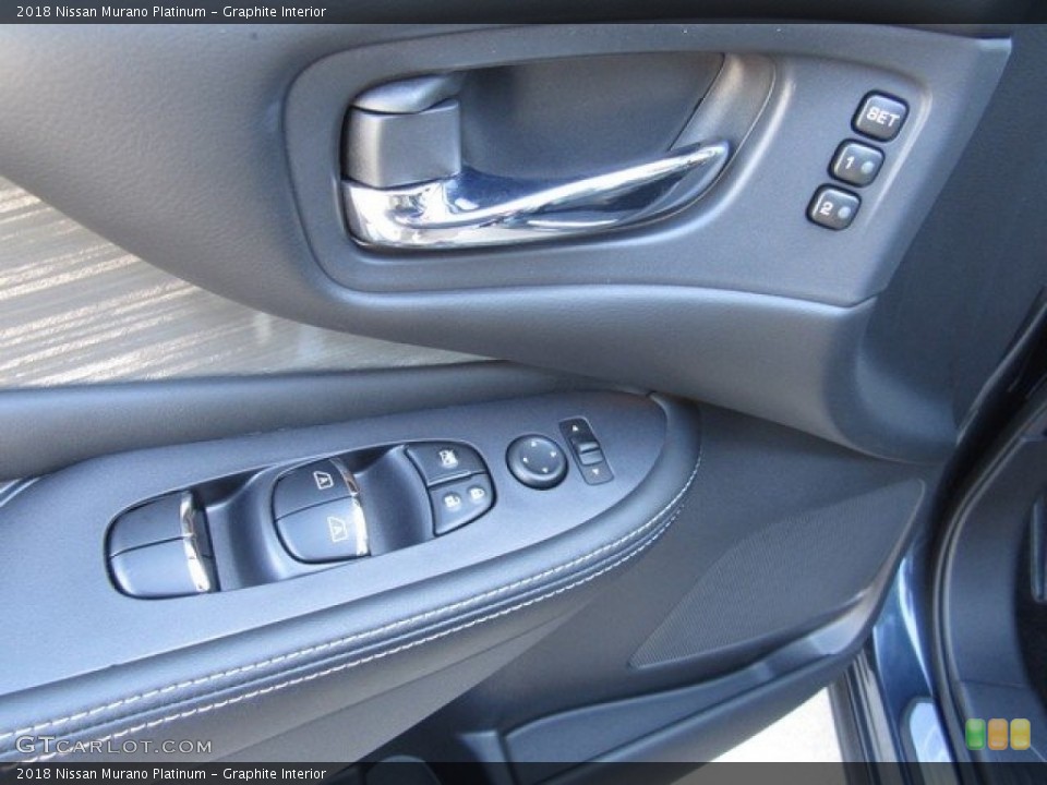 Graphite Interior Controls for the 2018 Nissan Murano Platinum #130815936