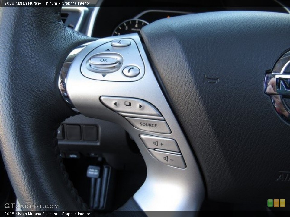 Graphite Interior Steering Wheel for the 2018 Nissan Murano Platinum #130816001