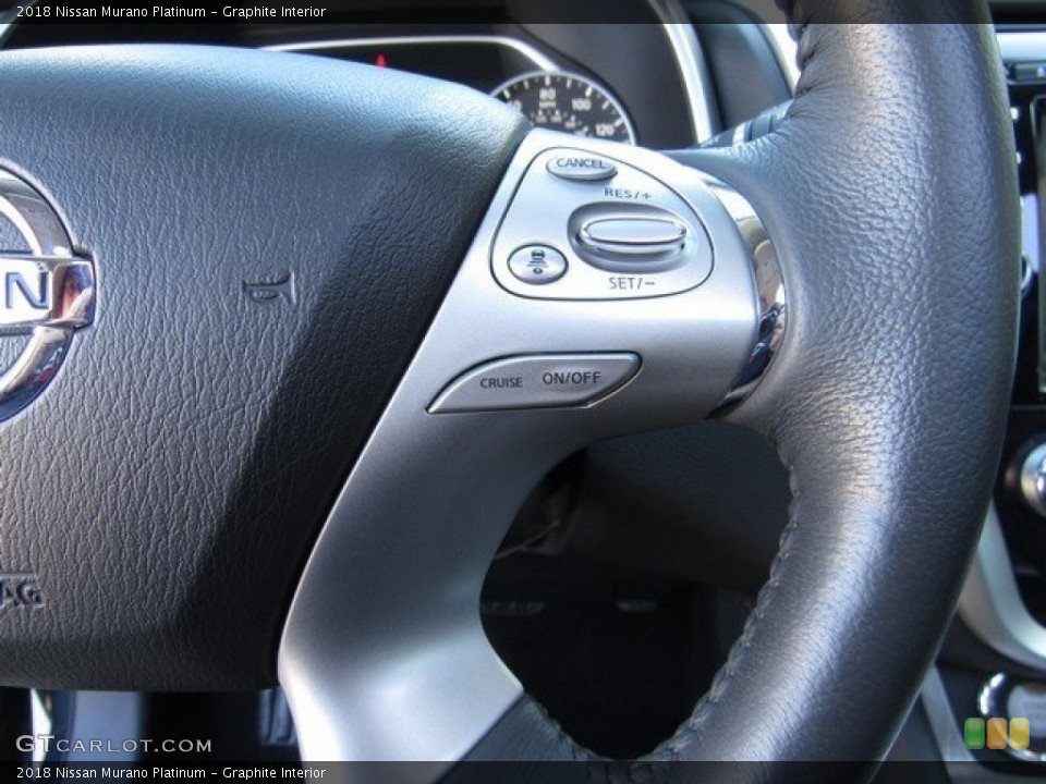 Graphite Interior Steering Wheel for the 2018 Nissan Murano Platinum #130816025