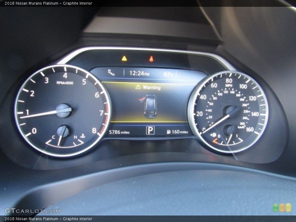 Graphite Interior Gauges for the 2018 Nissan Murano Platinum #130816043