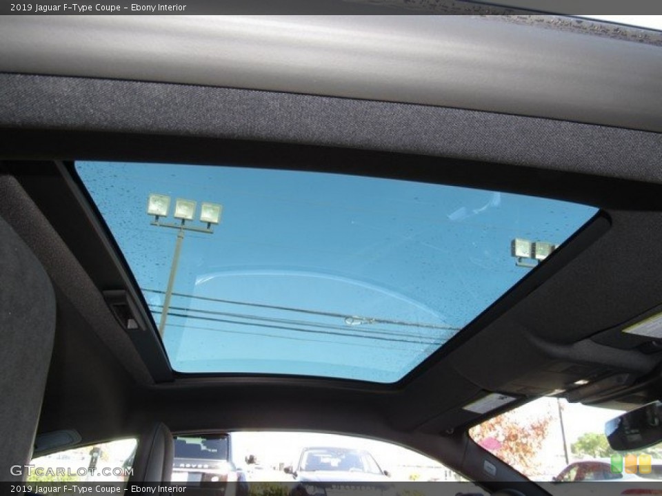 Ebony Interior Sunroof for the 2019 Jaguar F-Type Coupe #130817243