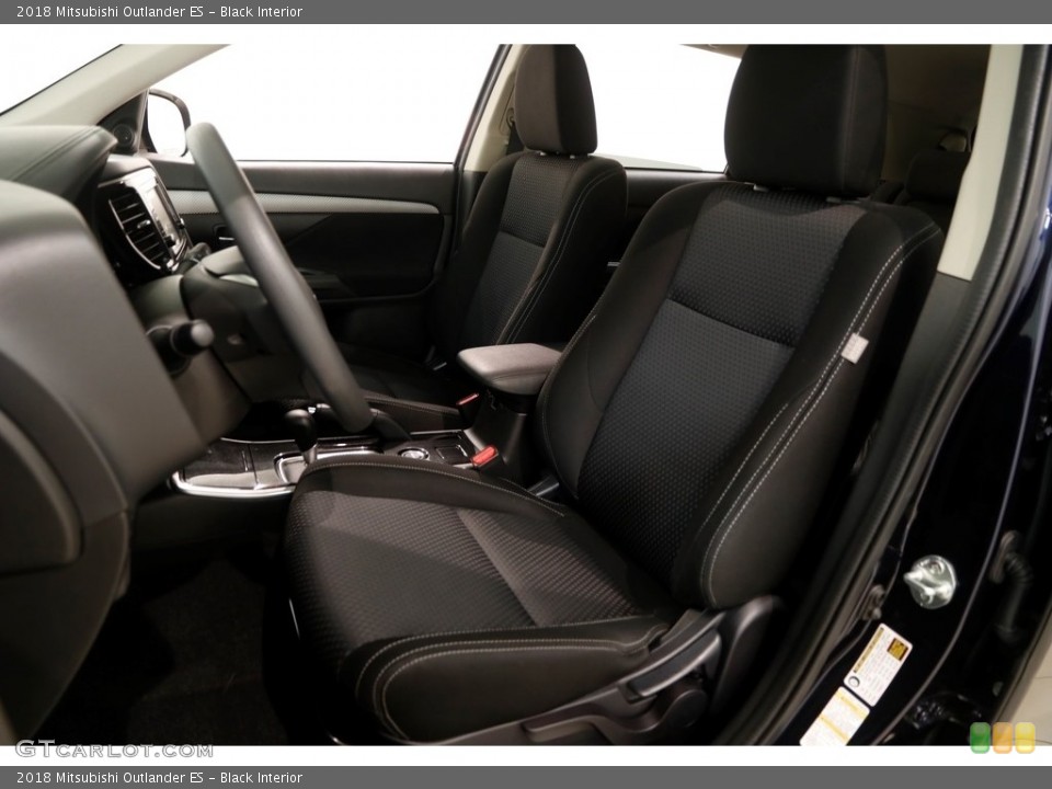Black Interior Front Seat for the 2018 Mitsubishi Outlander ES #130817930