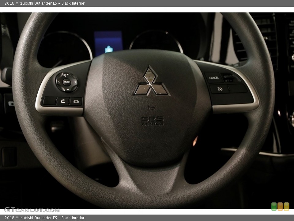 Black Interior Steering Wheel for the 2018 Mitsubishi Outlander ES #130817975