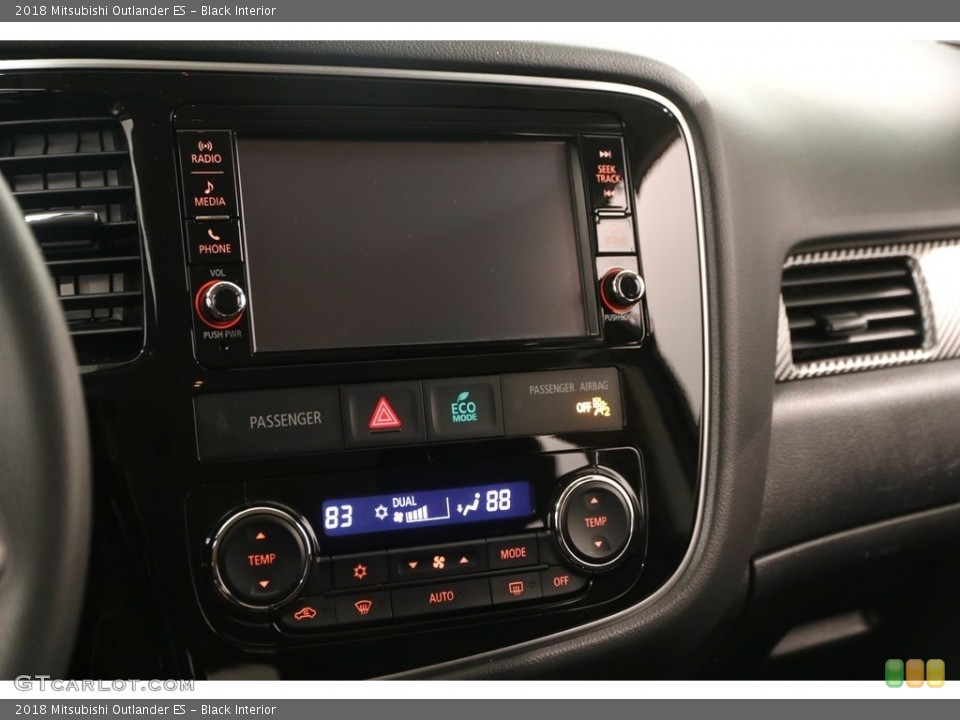 Black Interior Controls for the 2018 Mitsubishi Outlander ES #130818026