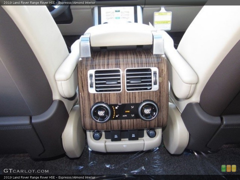 Espresso/Almond Interior Controls for the 2019 Land Rover Range Rover HSE #130819442