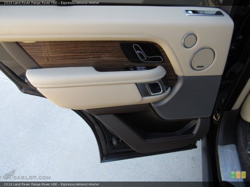 Espresso/Almond Interior Door Panel for the 2019 Land Rover Range Rover HSE #130819588