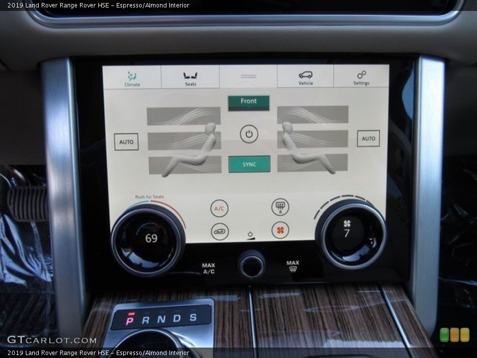 Espresso/Almond Interior Controls for the 2019 Land Rover Range Rover HSE #130819760