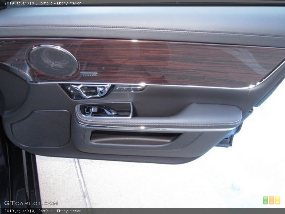 Ebony Interior Door Panel for the 2019 Jaguar XJ XJL Portfolio #130820189