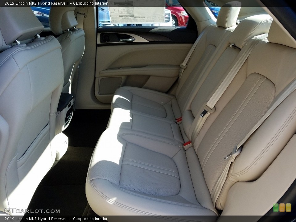 Cappuccino Interior Rear Seat for the 2019 Lincoln MKZ Hybrid Reserve II #130825565