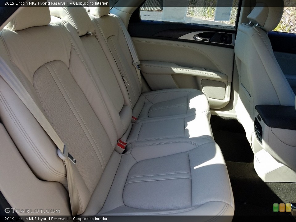 Cappuccino Interior Rear Seat for the 2019 Lincoln MKZ Hybrid Reserve II #130825589