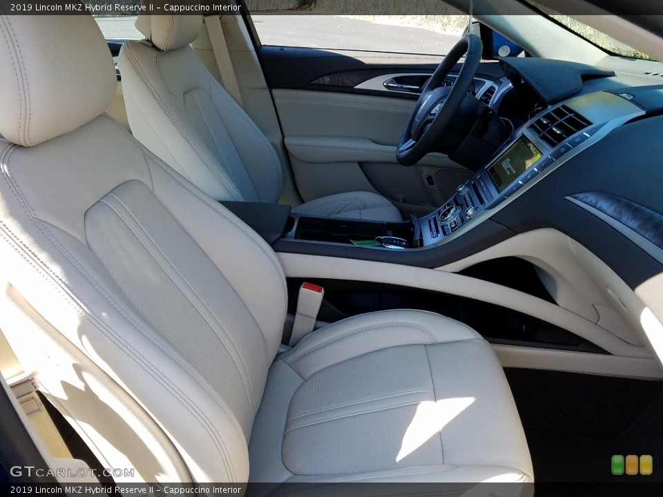 Cappuccino Interior Front Seat for the 2019 Lincoln MKZ Hybrid Reserve II #130825619