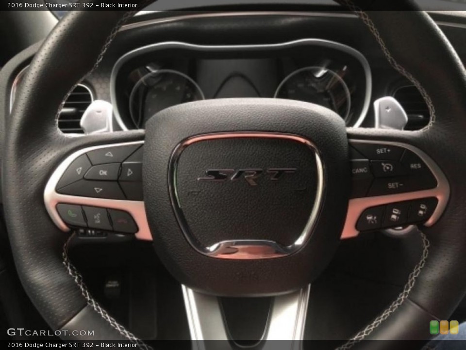 Black Interior Steering Wheel for the 2016 Dodge Charger SRT 392 #130827998