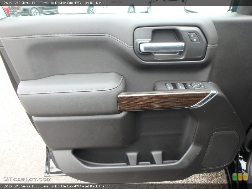 Jet Black Interior Door Panel for the 2019 GMC Sierra 1500 Elevation Double Cab 4WD #130828907
