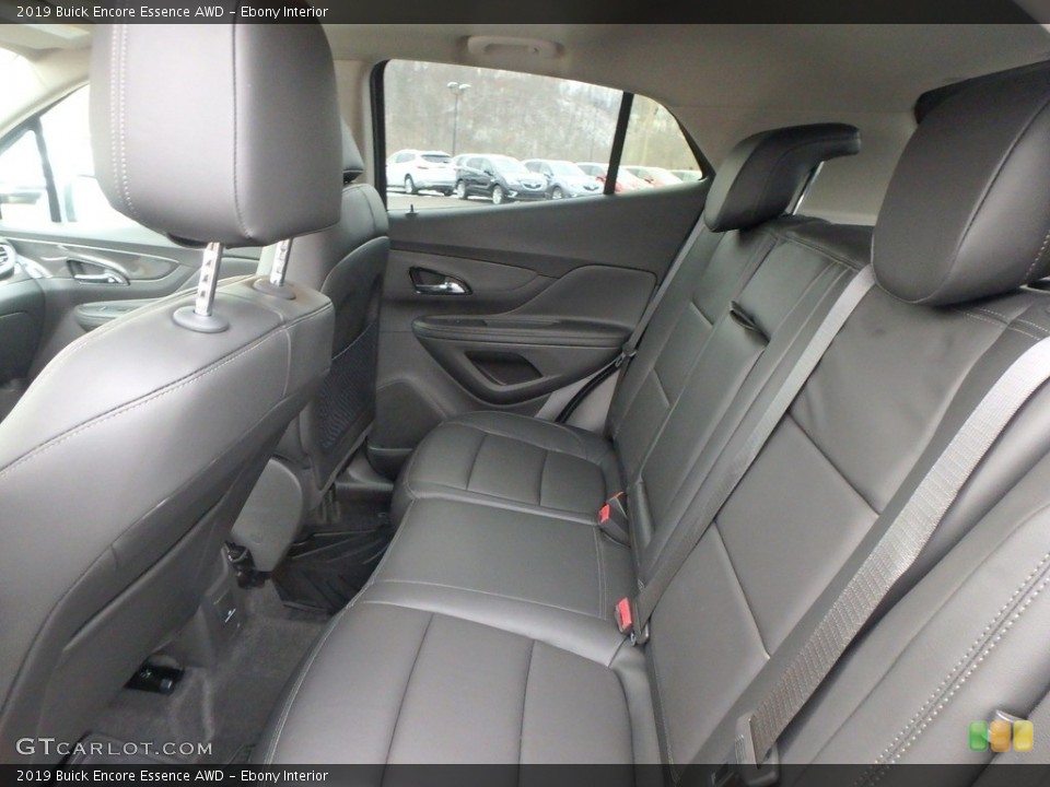Ebony Interior Rear Seat for the 2019 Buick Encore Essence AWD #130829240