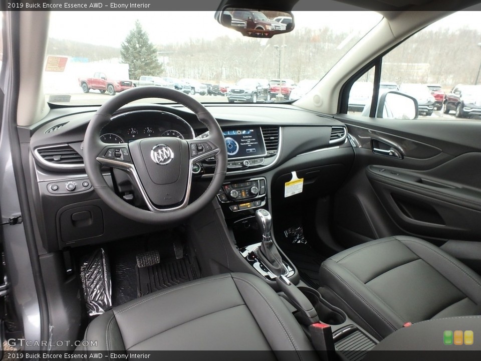 Ebony Interior Photo for the 2019 Buick Encore Essence AWD #130829252