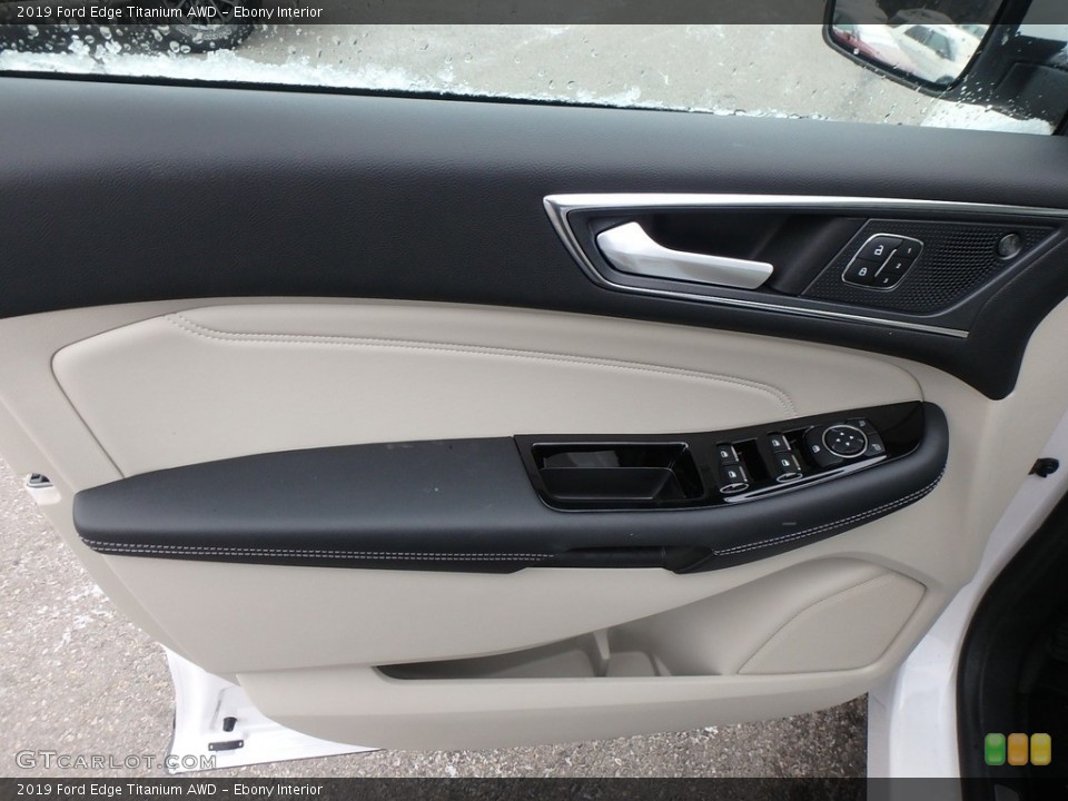 Ebony Interior Door Panel for the 2019 Ford Edge Titanium AWD #130831144