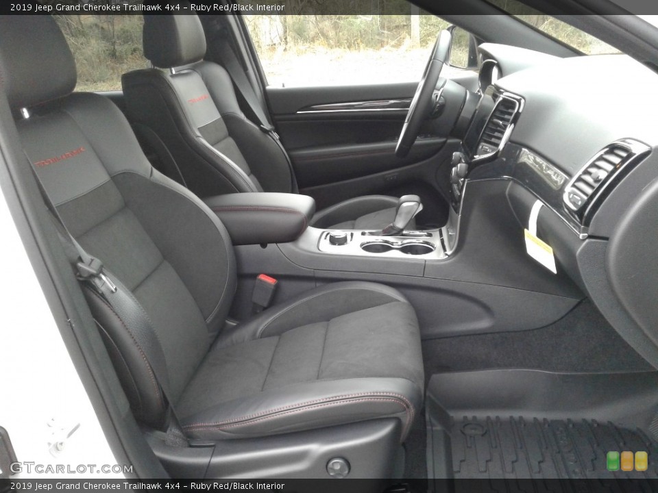 Ruby Red/Black Interior Front Seat for the 2019 Jeep Grand Cherokee Trailhawk 4x4 #130831950
