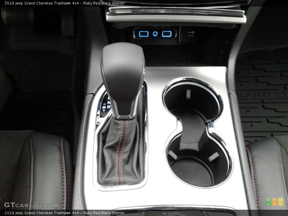 Ruby Red/Black Interior Transmission for the 2019 Jeep Grand Cherokee Trailhawk 4x4 #130832391
