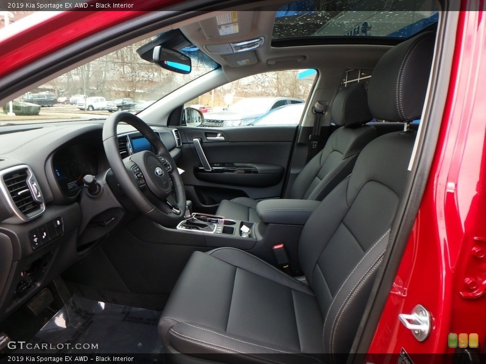 Black Interior Photo for the 2019 Kia Sportage EX AWD #130833108