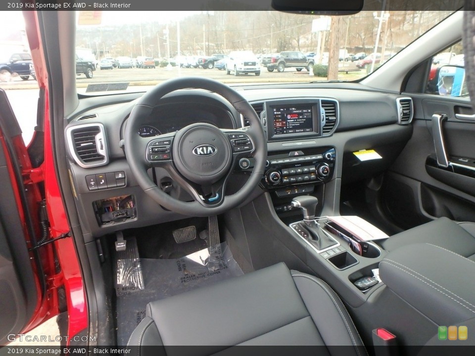 Black Interior Photo for the 2019 Kia Sportage EX AWD #130833161