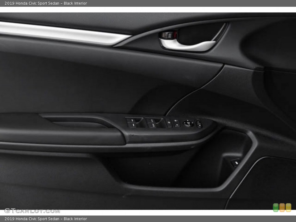 Black Interior Door Panel for the 2019 Honda Civic Sport Sedan #130836702