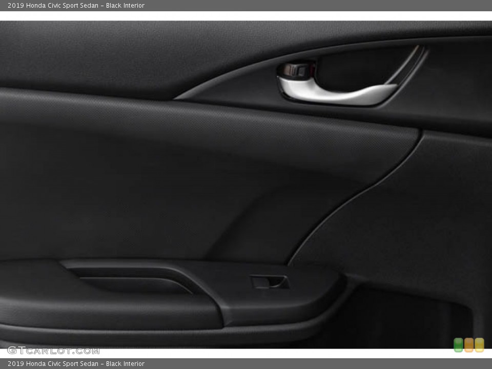 Black Interior Door Panel for the 2019 Honda Civic Sport Sedan #130836728
