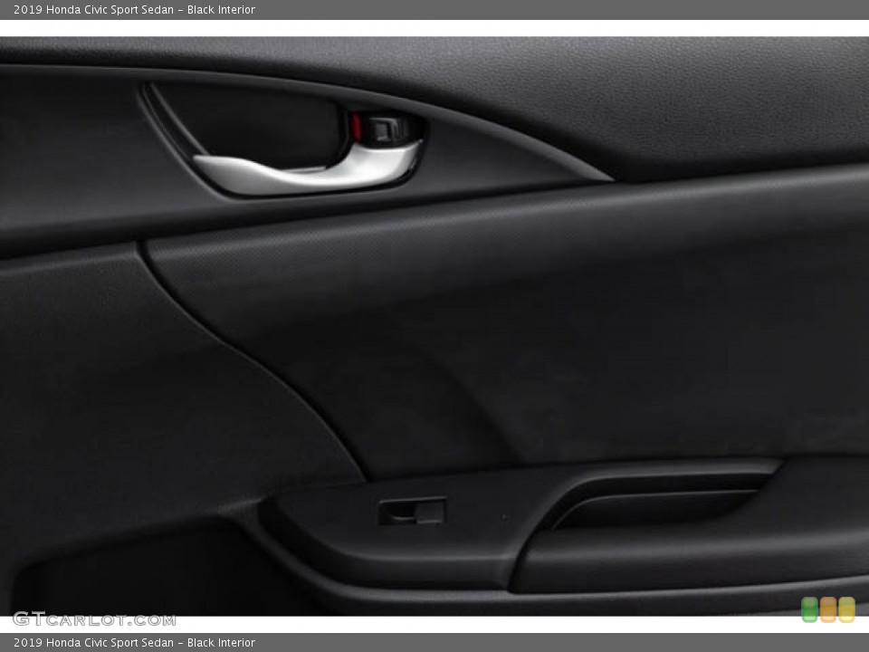 Black Interior Door Panel for the 2019 Honda Civic Sport Sedan #130836752