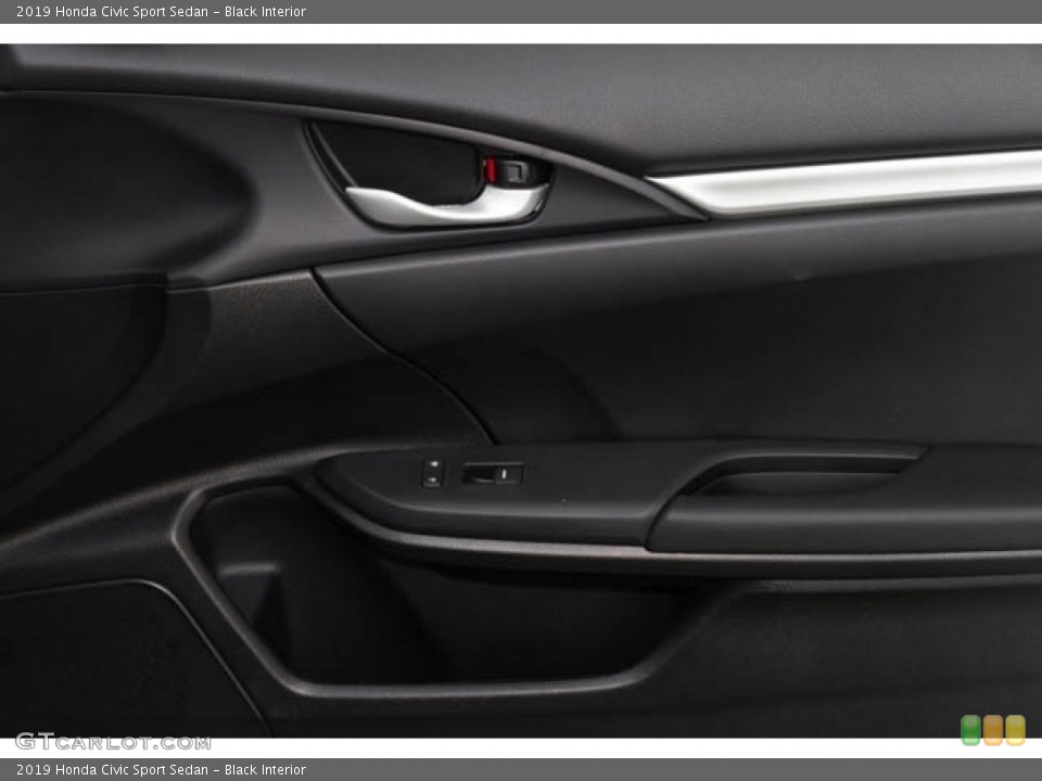 Black Interior Door Panel for the 2019 Honda Civic Sport Sedan #130836772