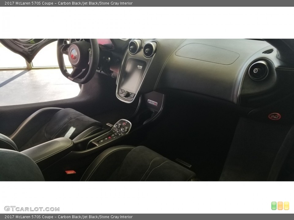 Carbon Black/Jet Black/Stone Gray Interior Dashboard for the 2017 McLaren 570S Coupe #130839380
