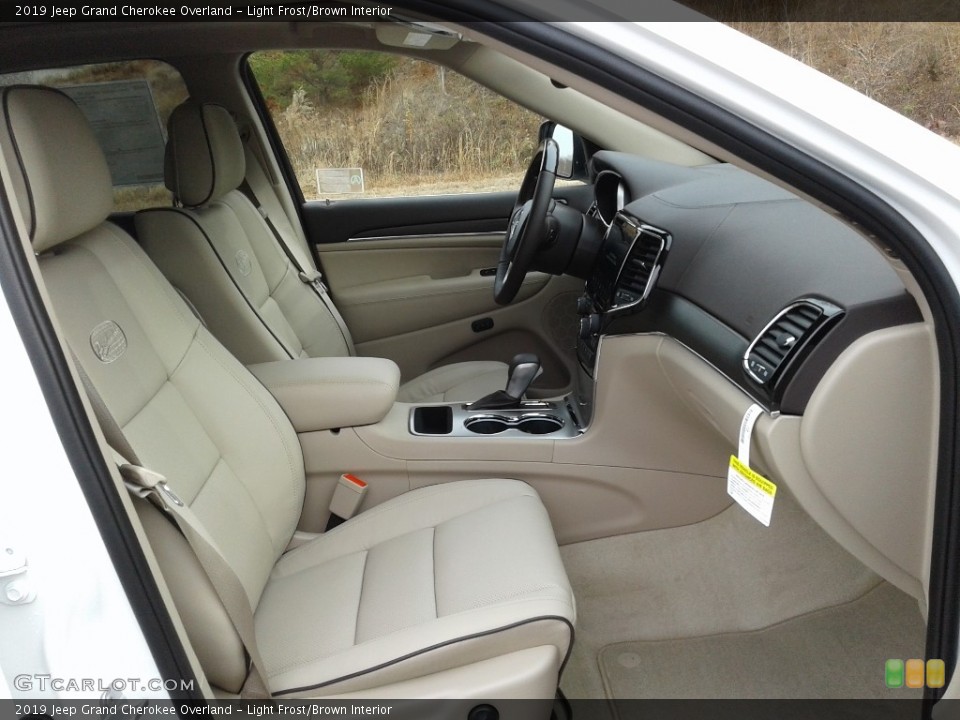 Light Frost/Brown Interior Front Seat for the 2019 Jeep Grand Cherokee Overland #130840401