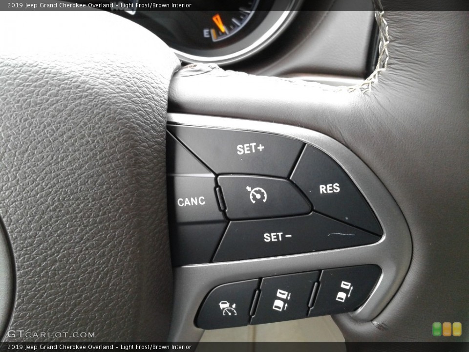 Light Frost/Brown Interior Steering Wheel for the 2019 Jeep Grand Cherokee Overland #130840410